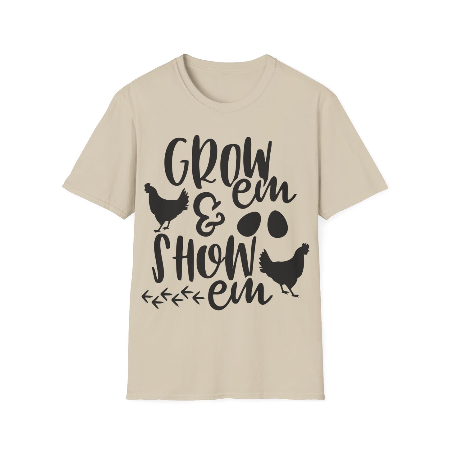 Unisex Softstyle T-Shirt - Grow Show Chickens