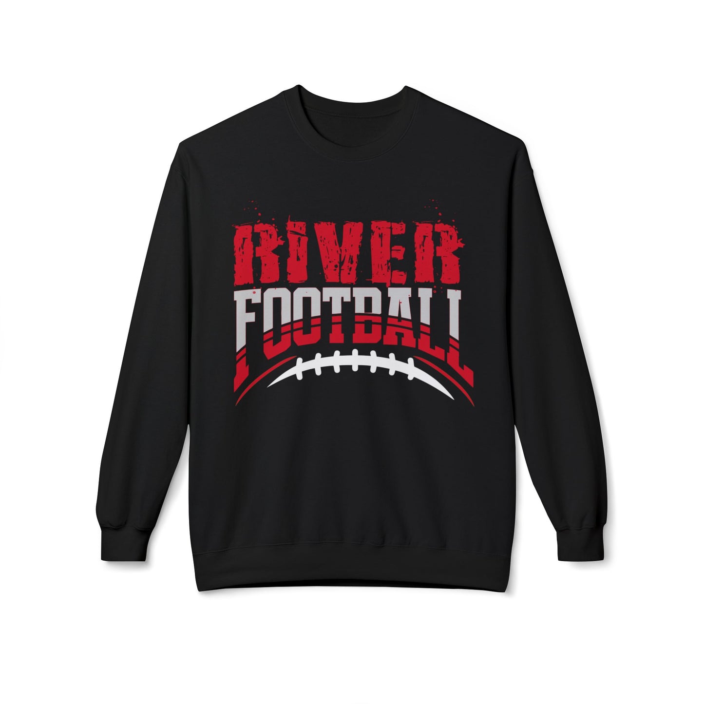 Unisex Midweight Softstyle Fleece Crewneck Sweatshirt - River Football