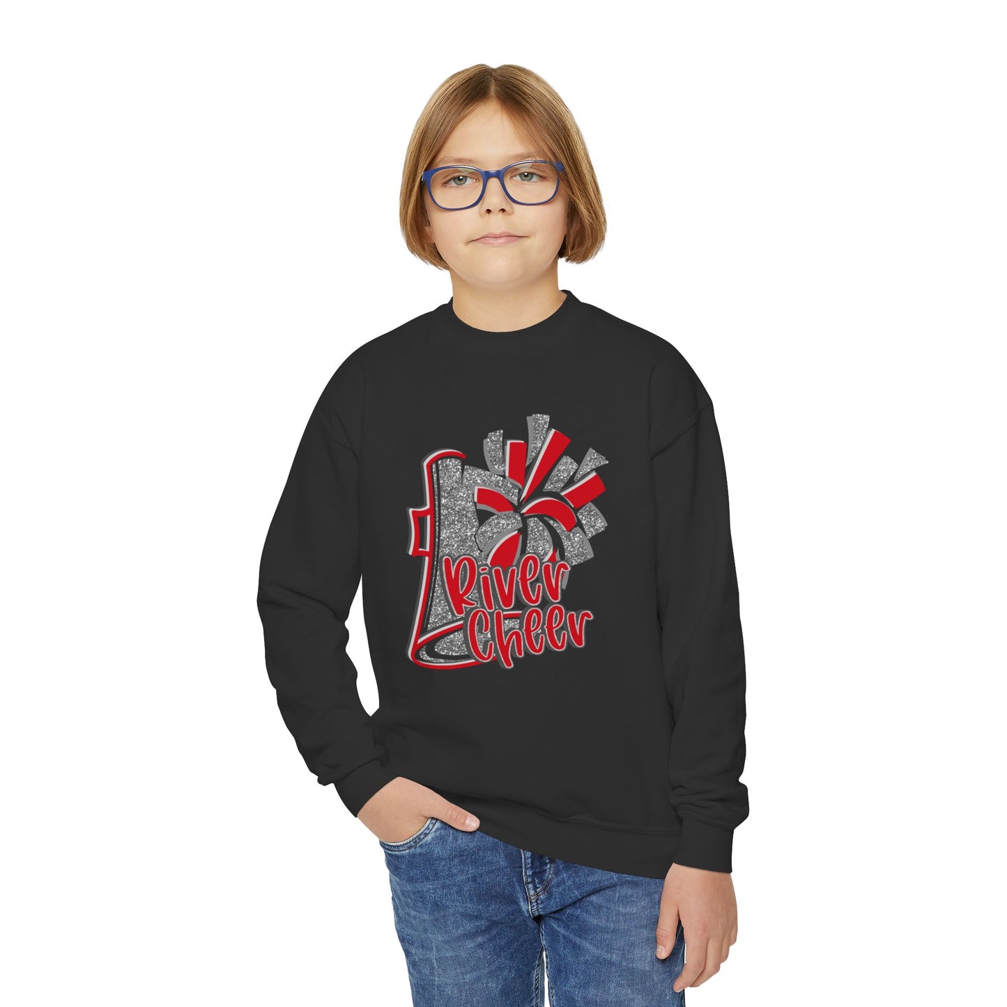 Youth Crewneck Sweatshirt - River Cheer