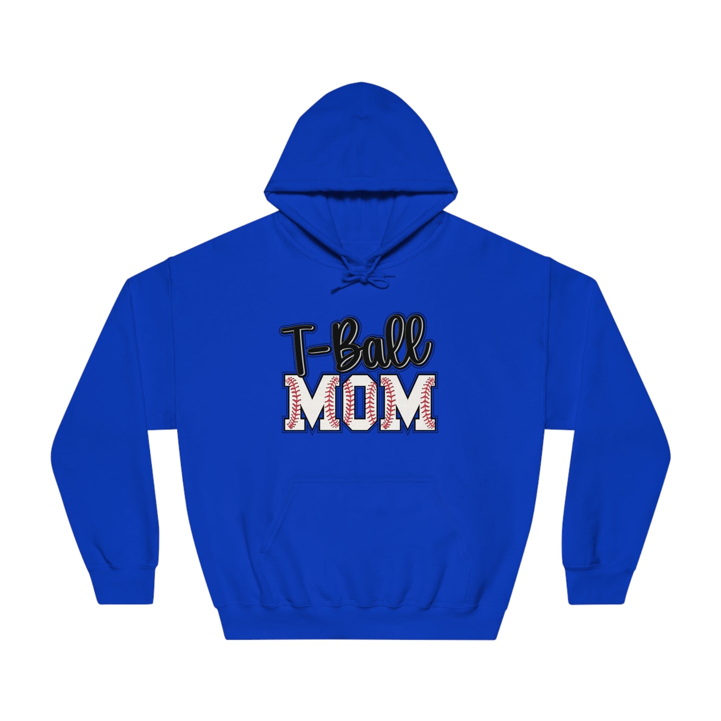 Unisex DryBlend® Hooded Sweatshirt - T-Ball Mom 2