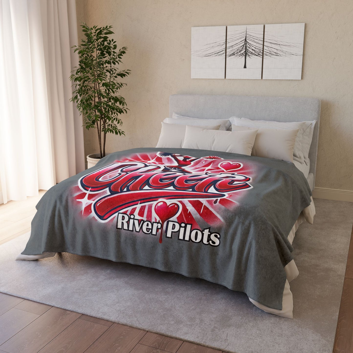 Soft Polyester Blanket - River Cheer