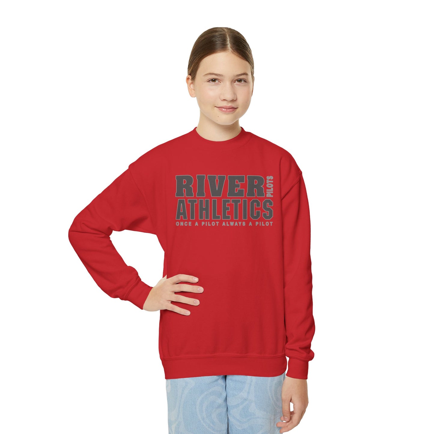 Gildan Youth Crewneck Sweatshirt - River