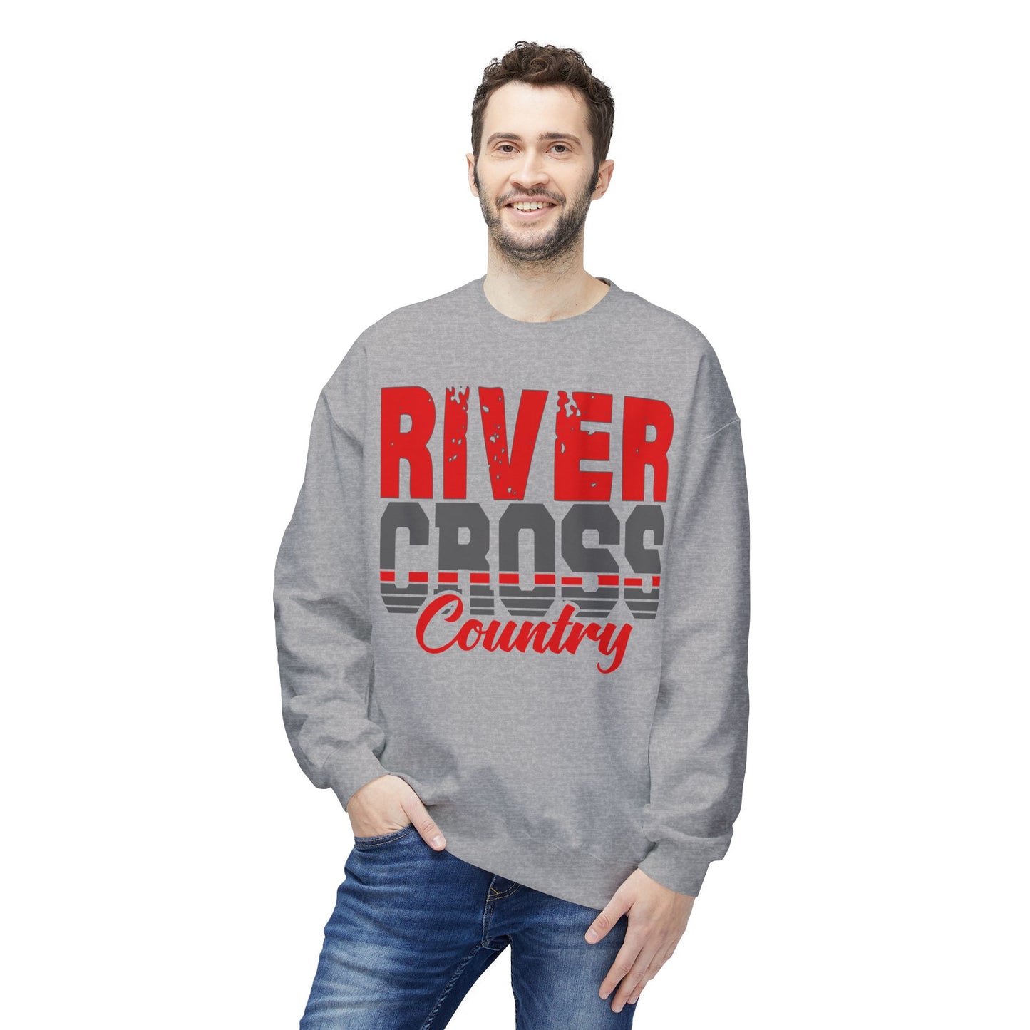 Unisex Midweight Softstyle Fleece Crewneck Sweatshirt - River