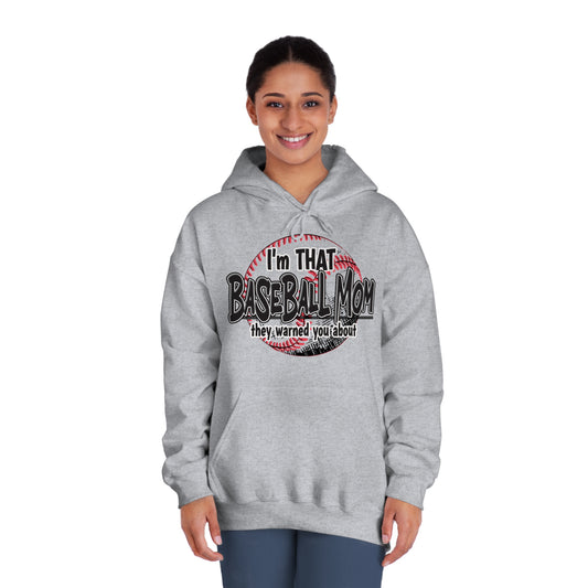 Unisex DryBlend® Hooded Sweatshirt - Baseball Mom 3