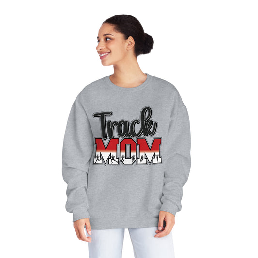 Unisex NuBlend® Crewneck Sweatshirt - Track Mom Red