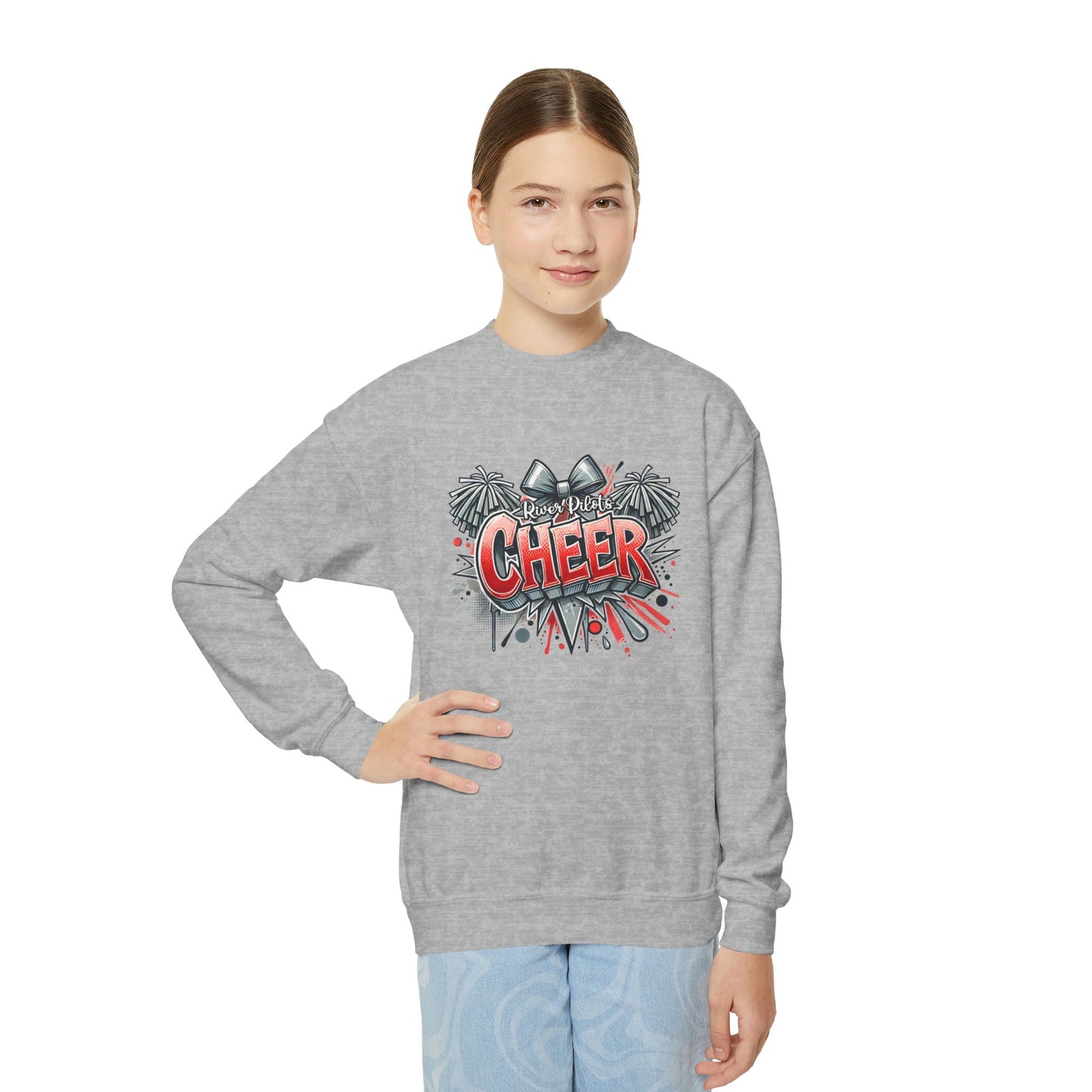 Youth Crewneck Sweatshirt - River Cheer