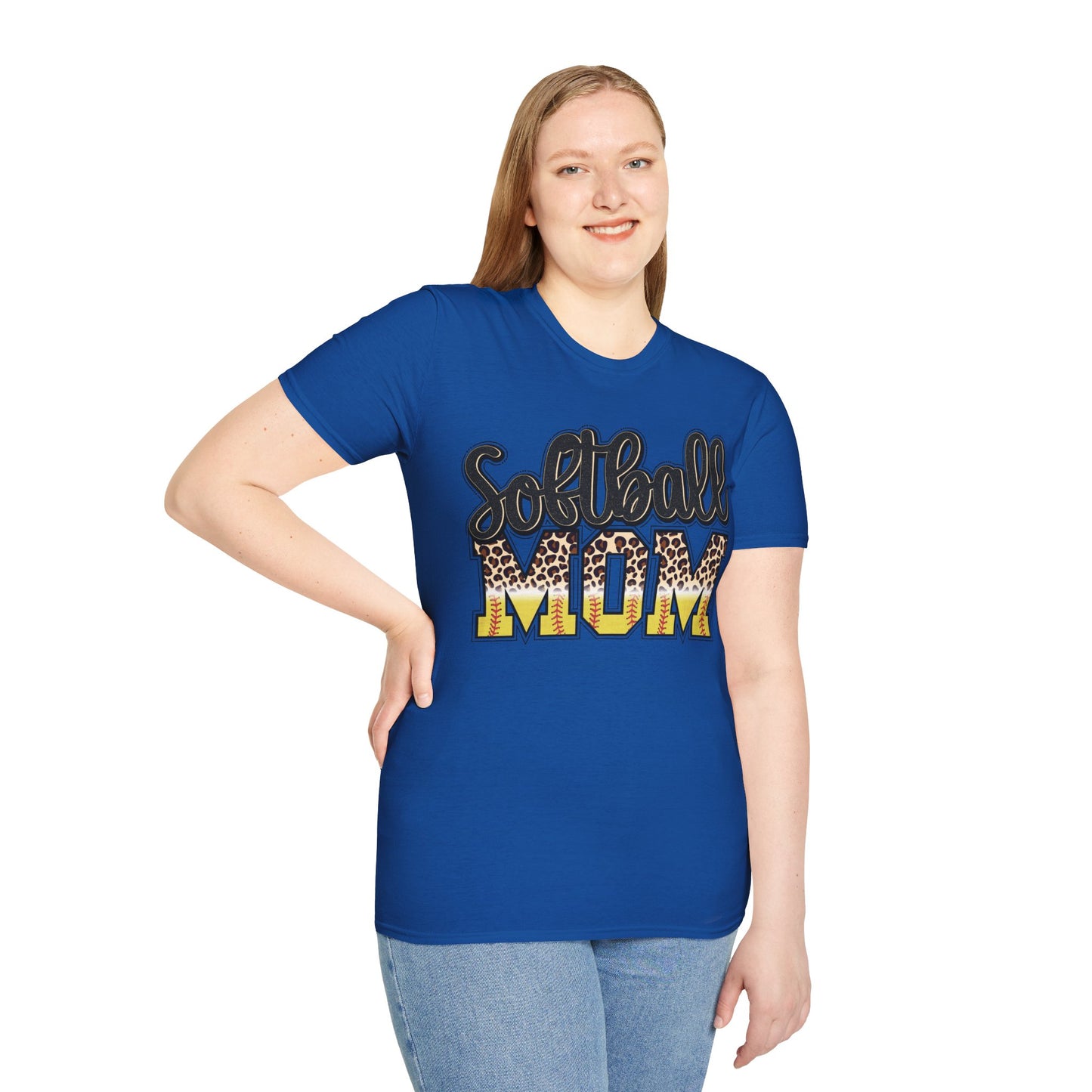 Unisex Softstyle T-Shirt - Softball Mom