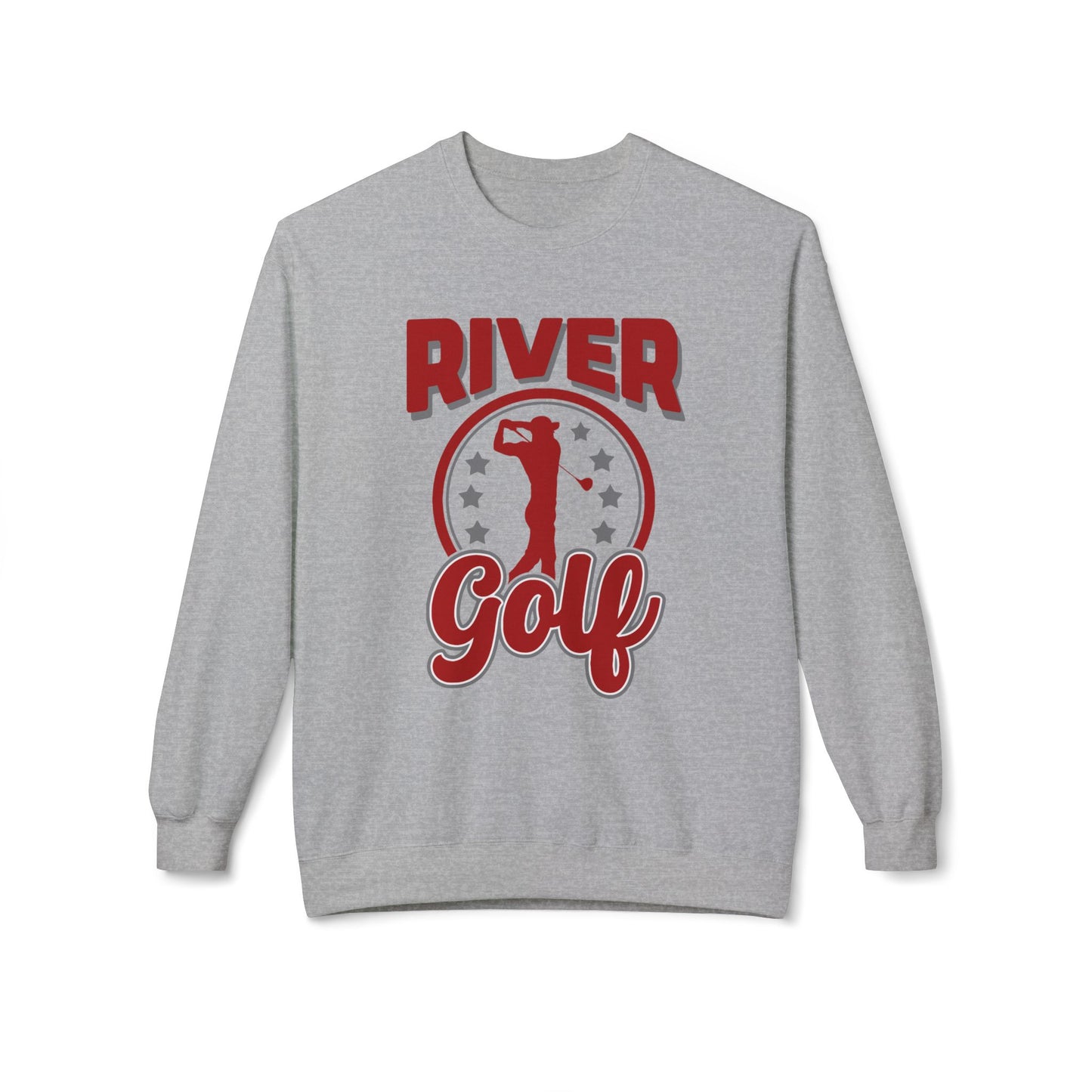 Unisex Midweight Softstyle Fleece Crewneck Sweatshirt - River Golf Guys