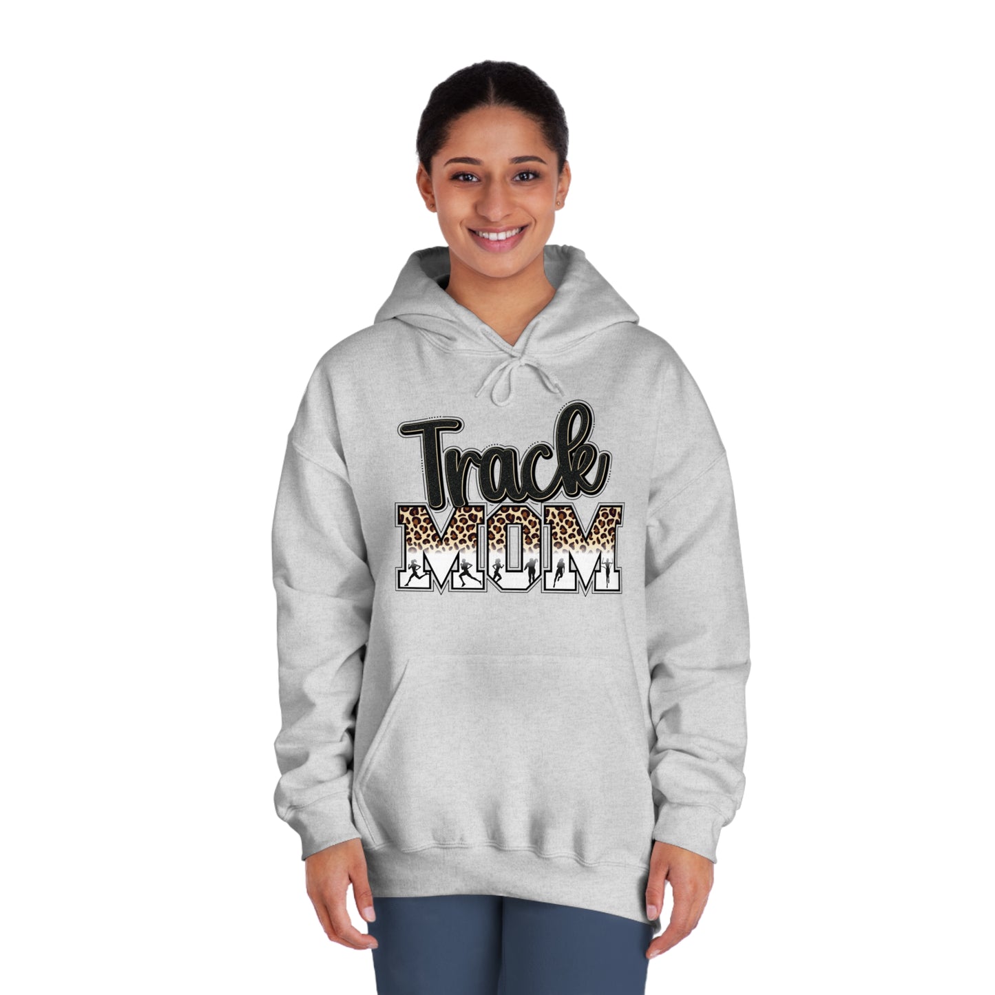 Unisex DryBlend® Hooded Sweatshirt - Track Mom