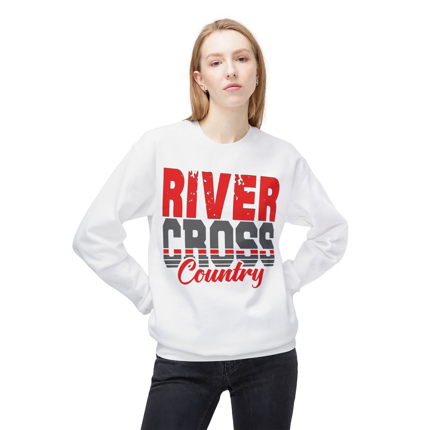 Unisex Midweight Softstyle Fleece Crewneck Sweatshirt - River