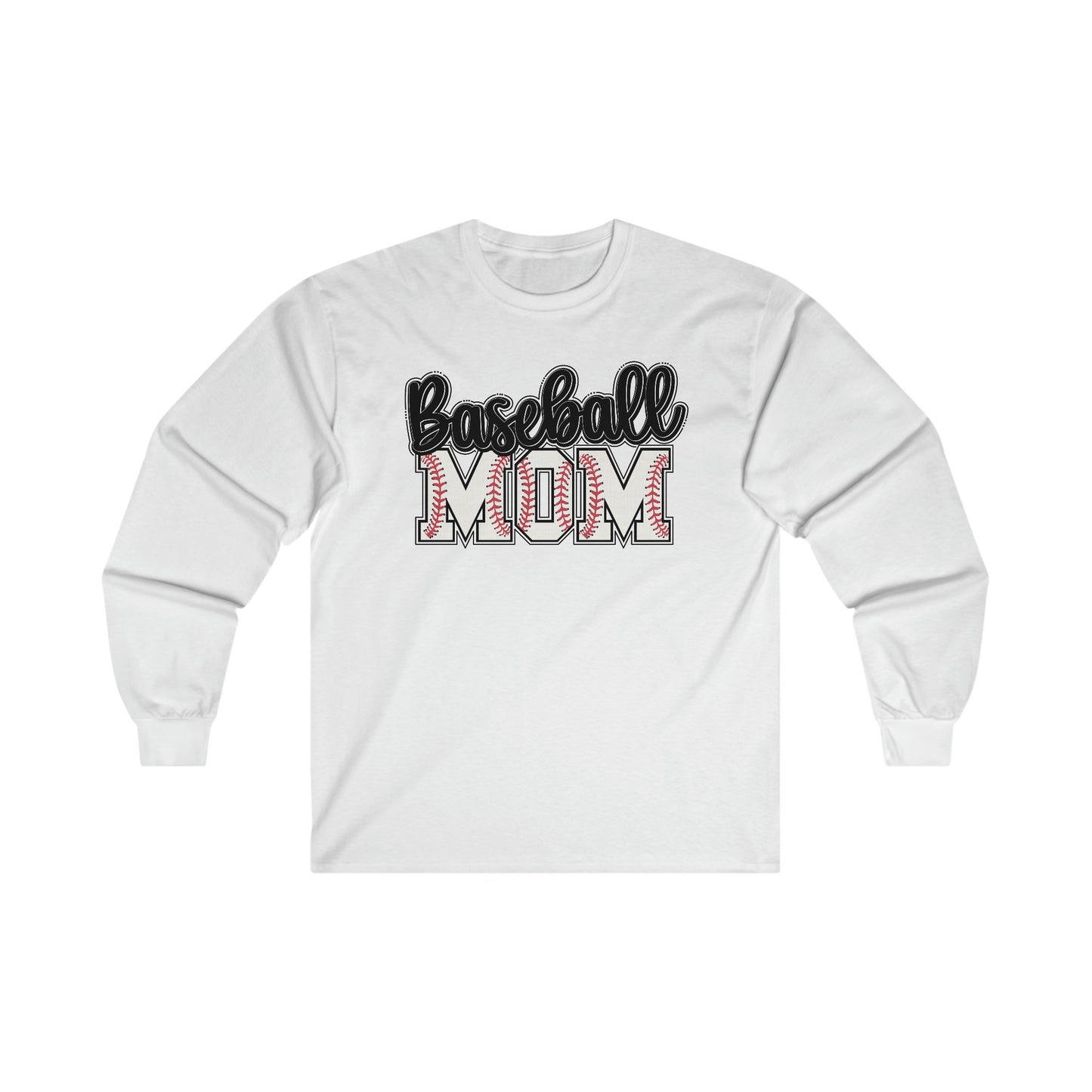 Unisex Ultra Cotton Long Sleeve Tee - Baseball Mom 2