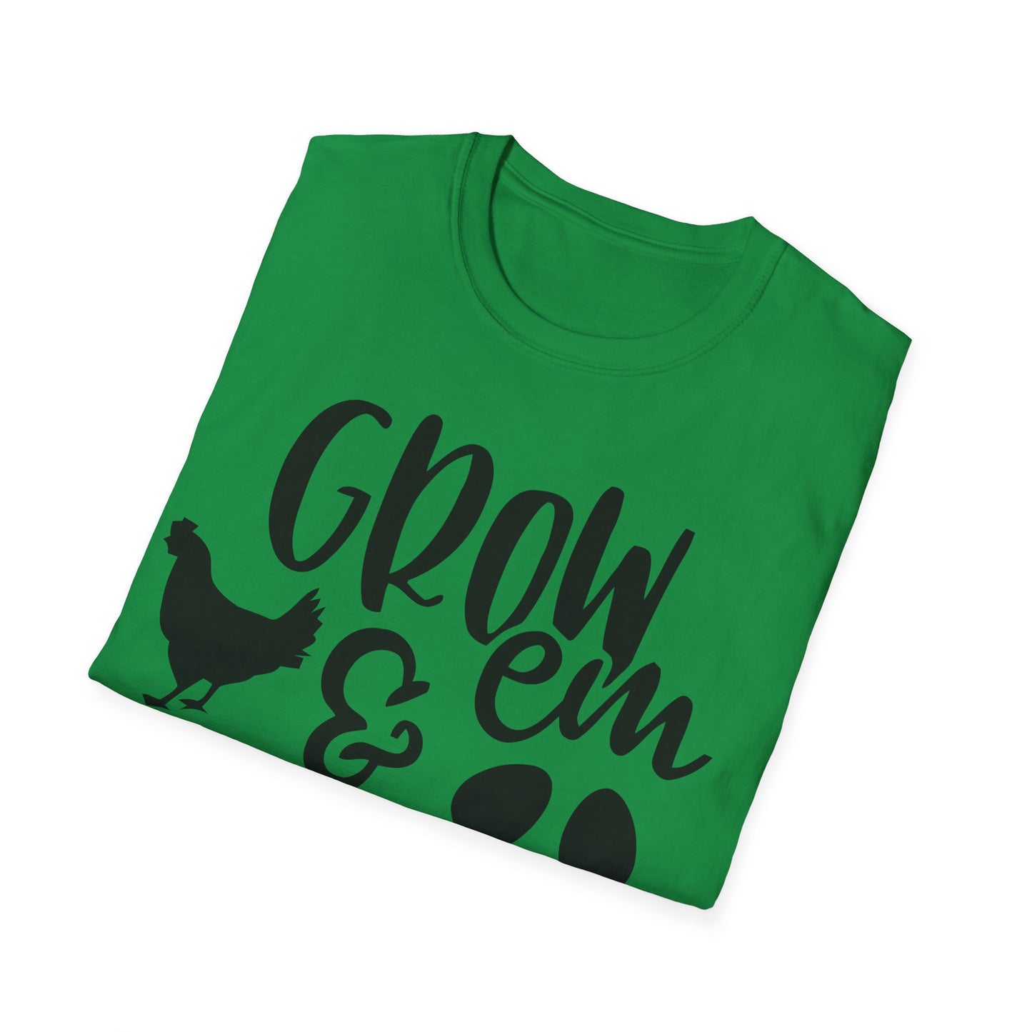 Unisex Softstyle T-Shirt - Grow Show Chickens