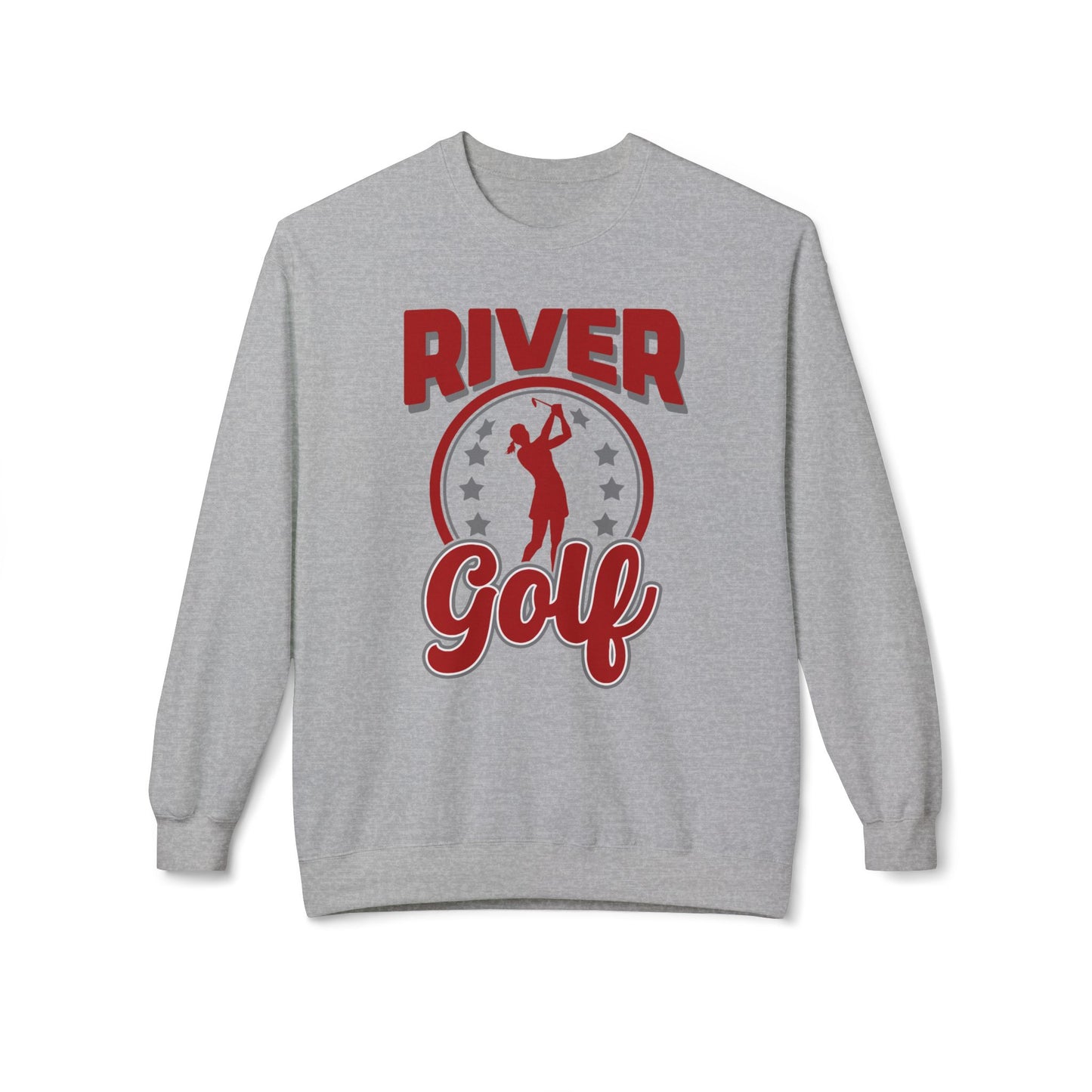 Unisex Midweight Softstyle Fleece Crewneck Sweatshirt - River Golf Girls