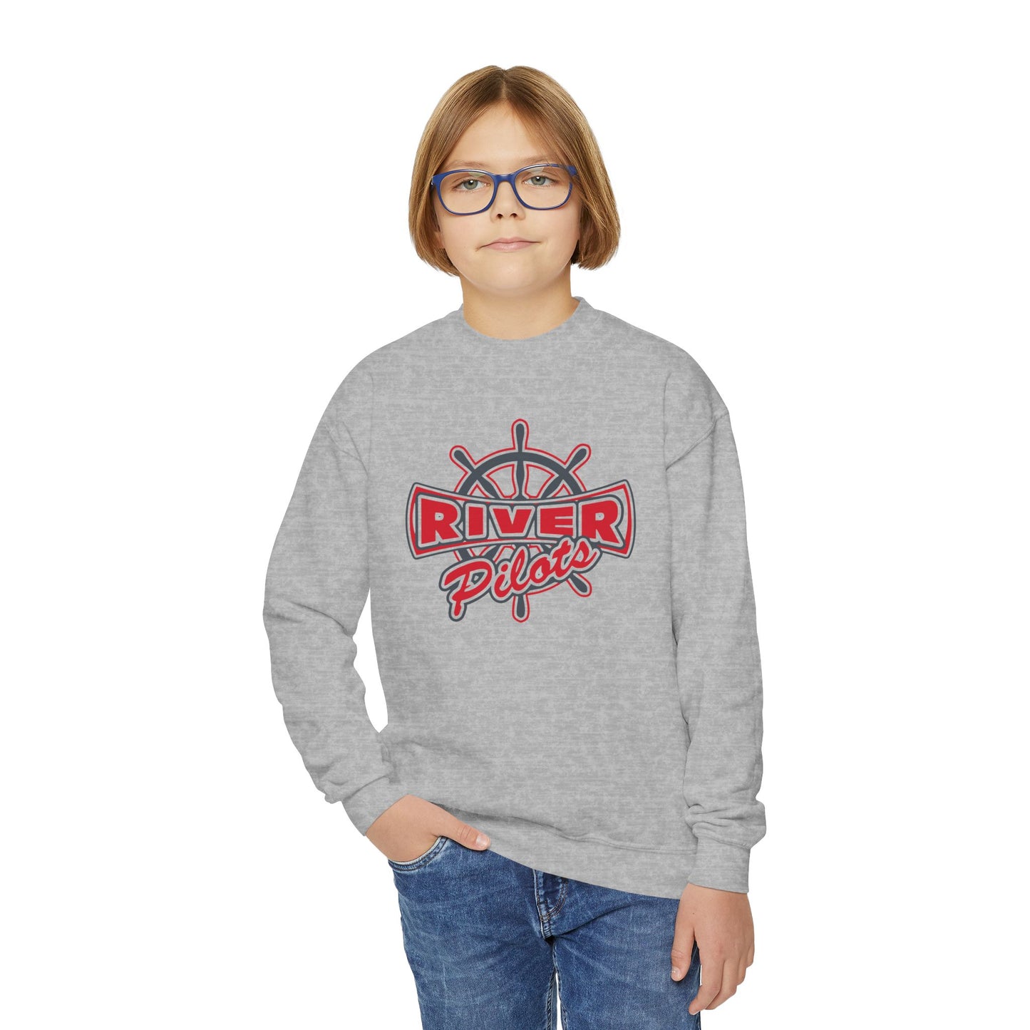 Gildan Youth Crewneck Sweatshirt - River