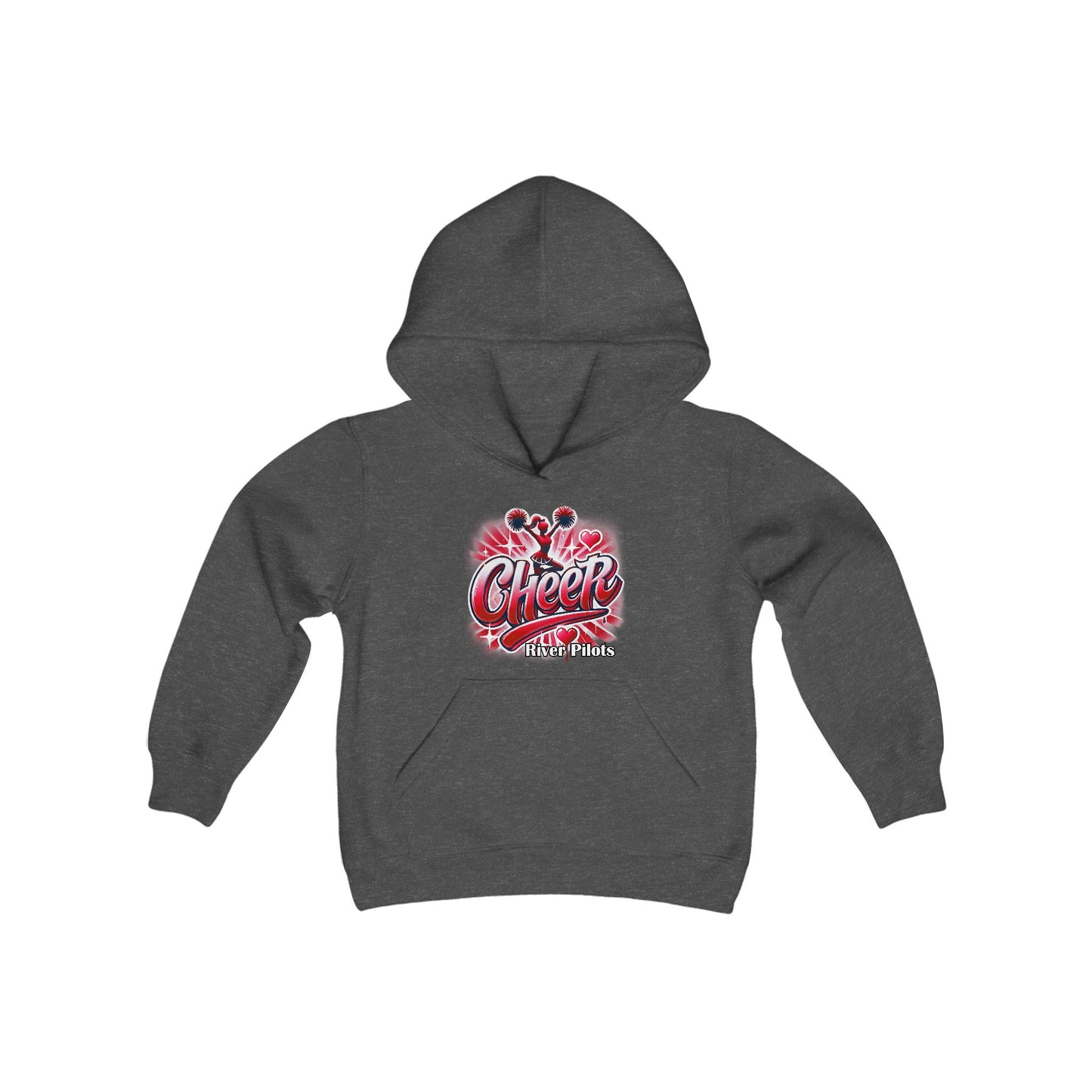 Gildan - Softstyle Youth Midweight Hooded Sweatshirt - River Cheer