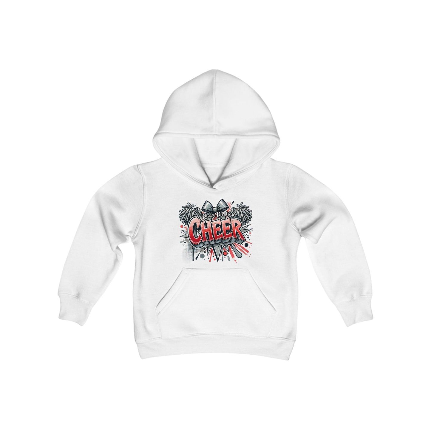 Gildan - Softstyle Youth Midweight Hooded Sweatshirt - River Cheer