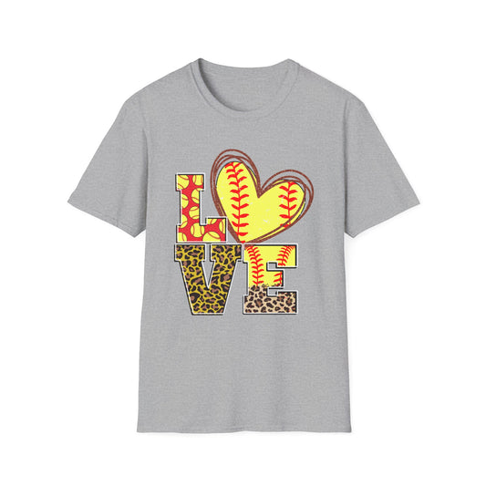 Unisex Softstyle T-Shirt - Softball Love