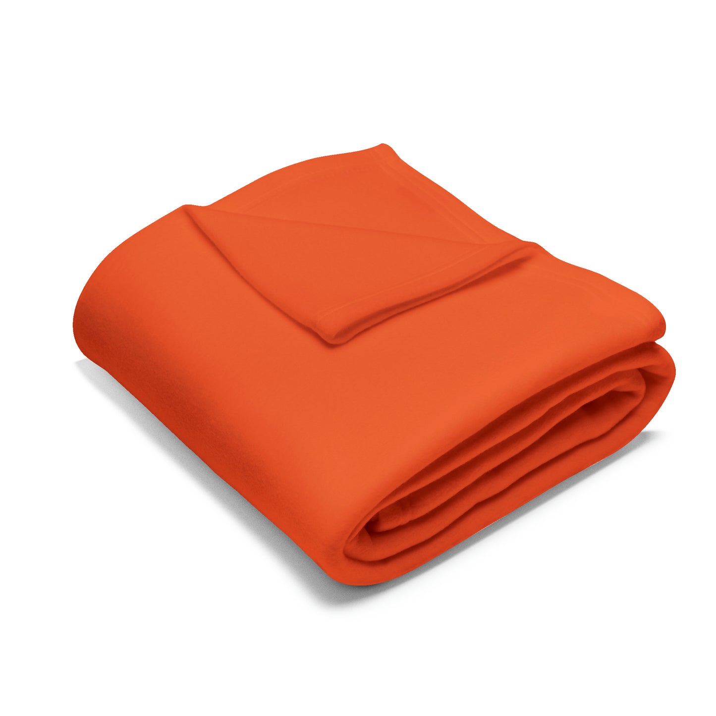 Arctic Fleece Blanket - softball - orange