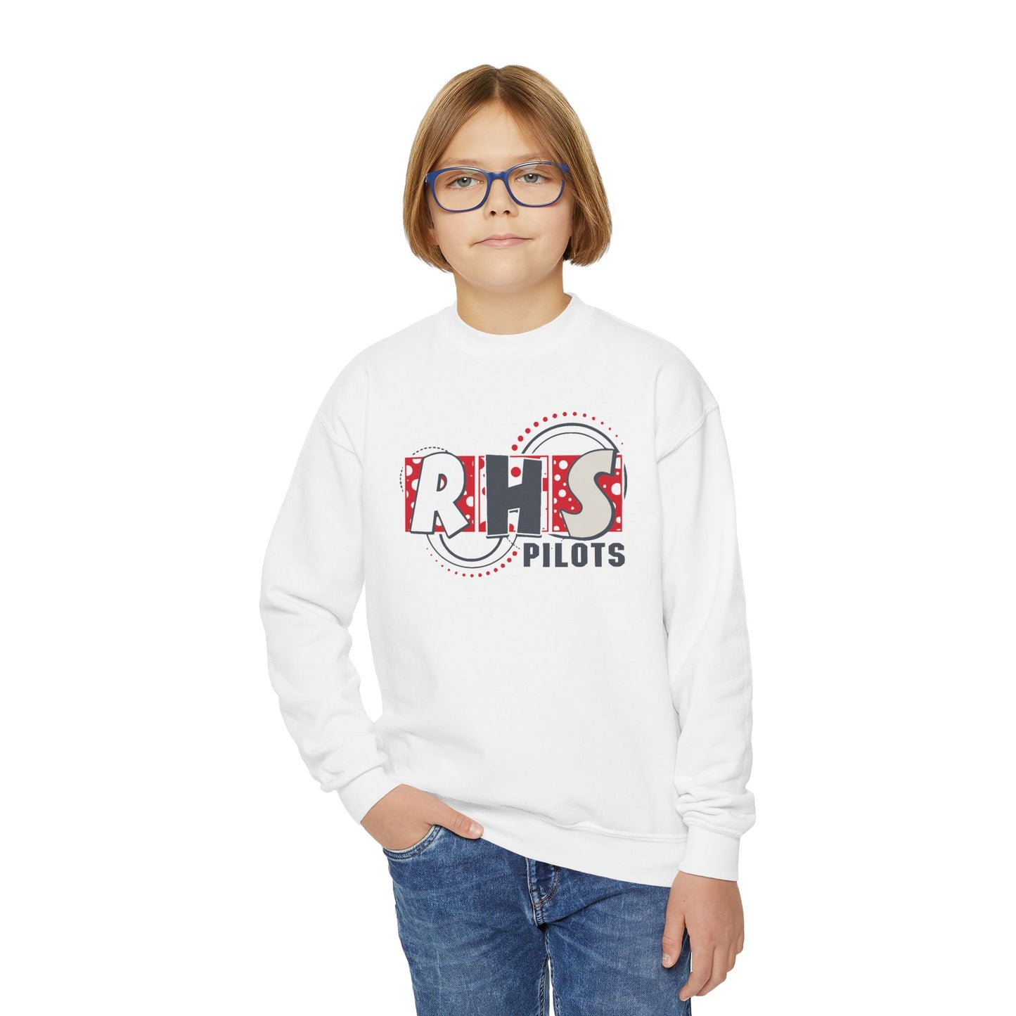 Gildan Youth Crewneck Sweatshirt - River