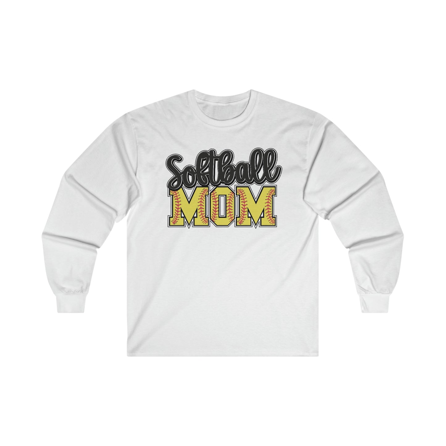 Unisex Ultra Cotton Long Sleeve Tee - Softball Mom