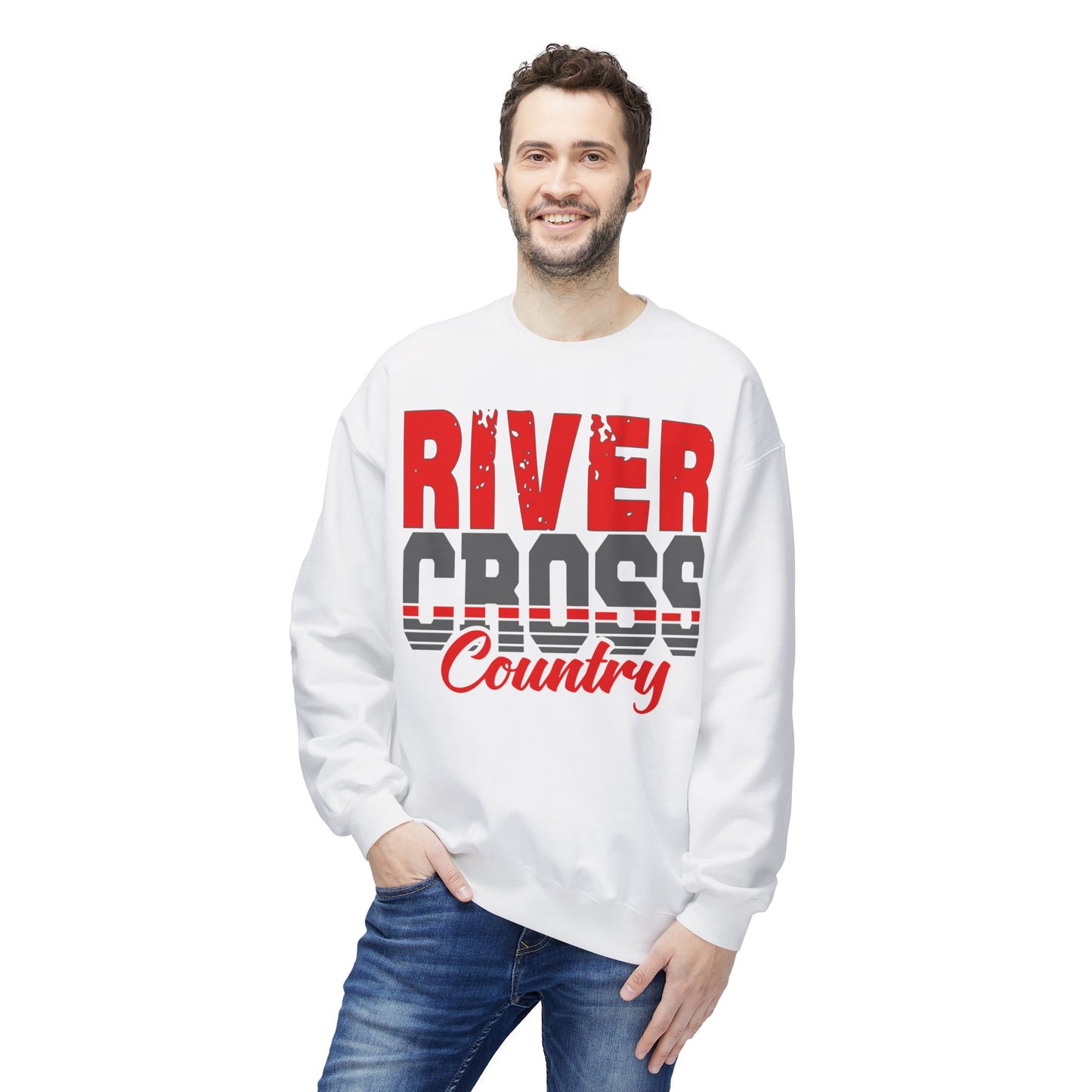 Unisex Midweight Softstyle Fleece Crewneck Sweatshirt - River