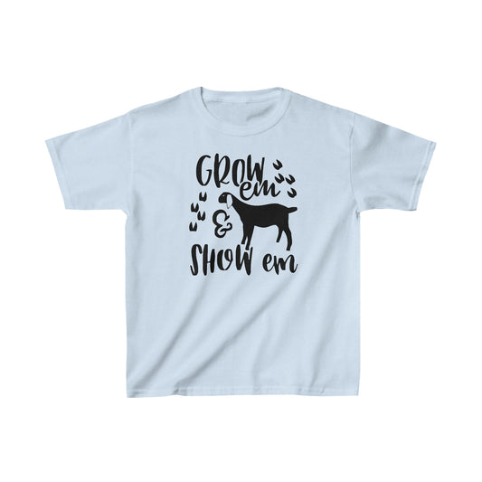 Youth Heavy Cotton™ Tee - Grow Show Goats