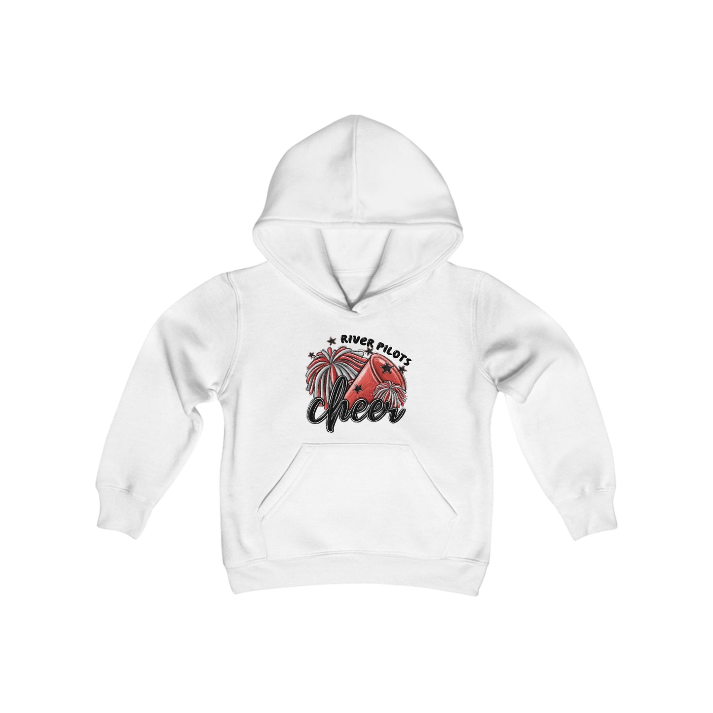 Gildan - Softstyle Youth Midweight Hooded Sweatshirt - River Cheer