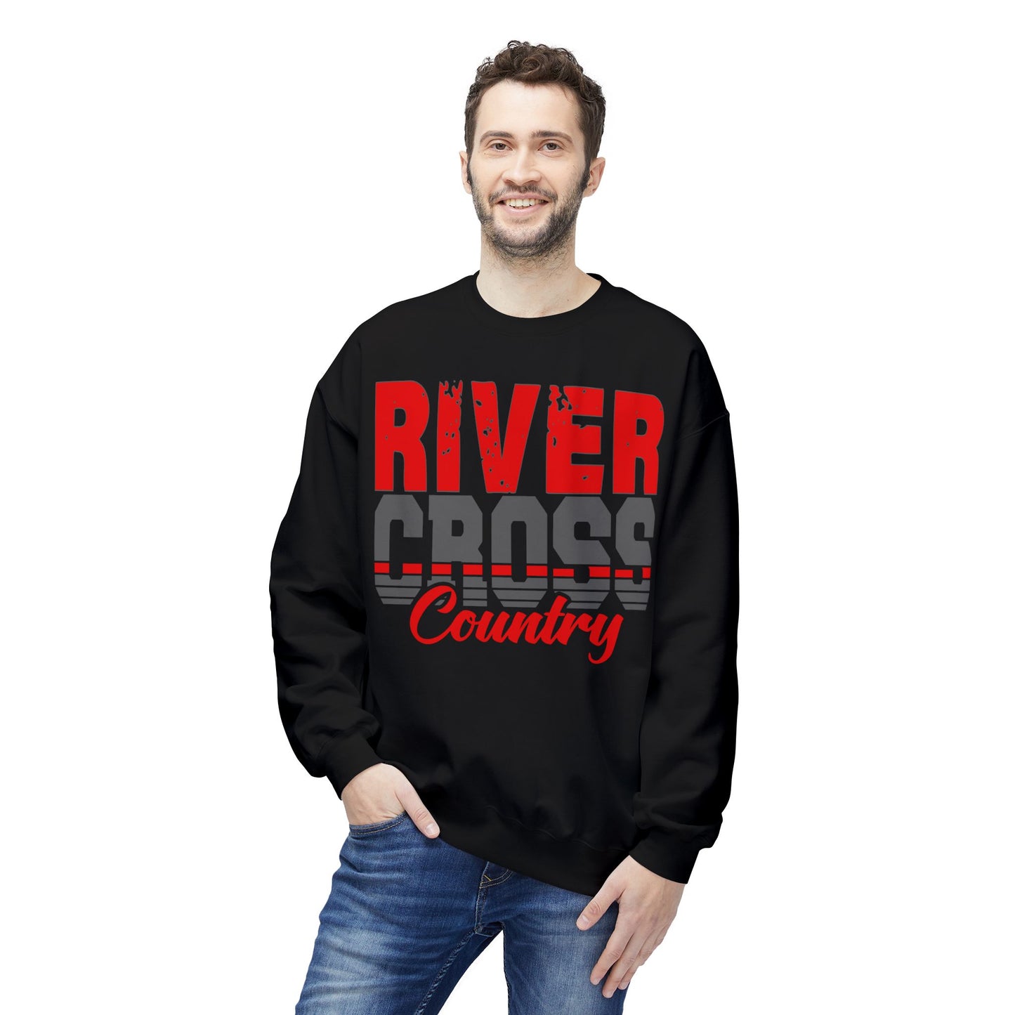 Unisex Midweight Softstyle Fleece Crewneck Sweatshirt - River