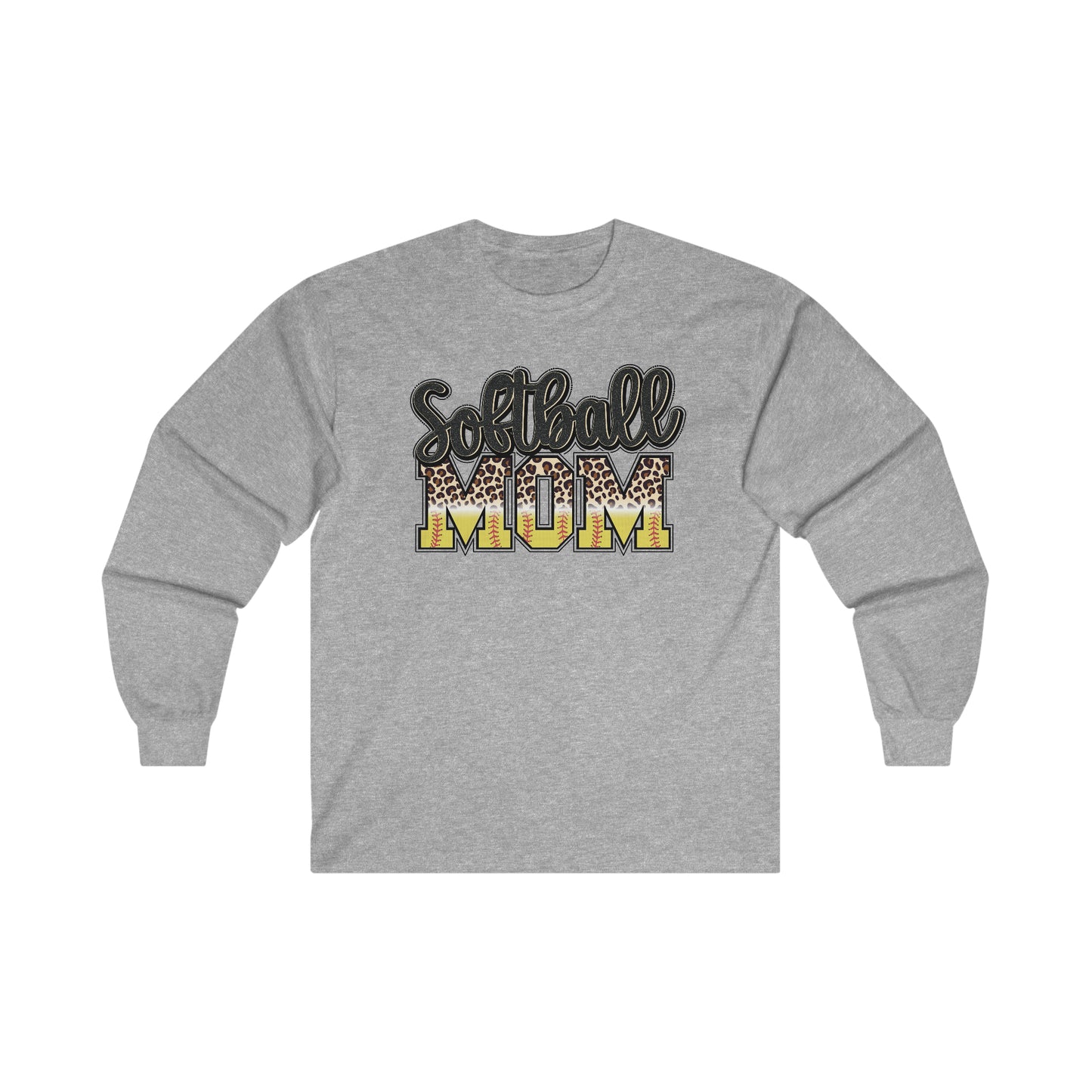 Unisex Ultra Cotton Long Sleeve Tee - Softball Mom