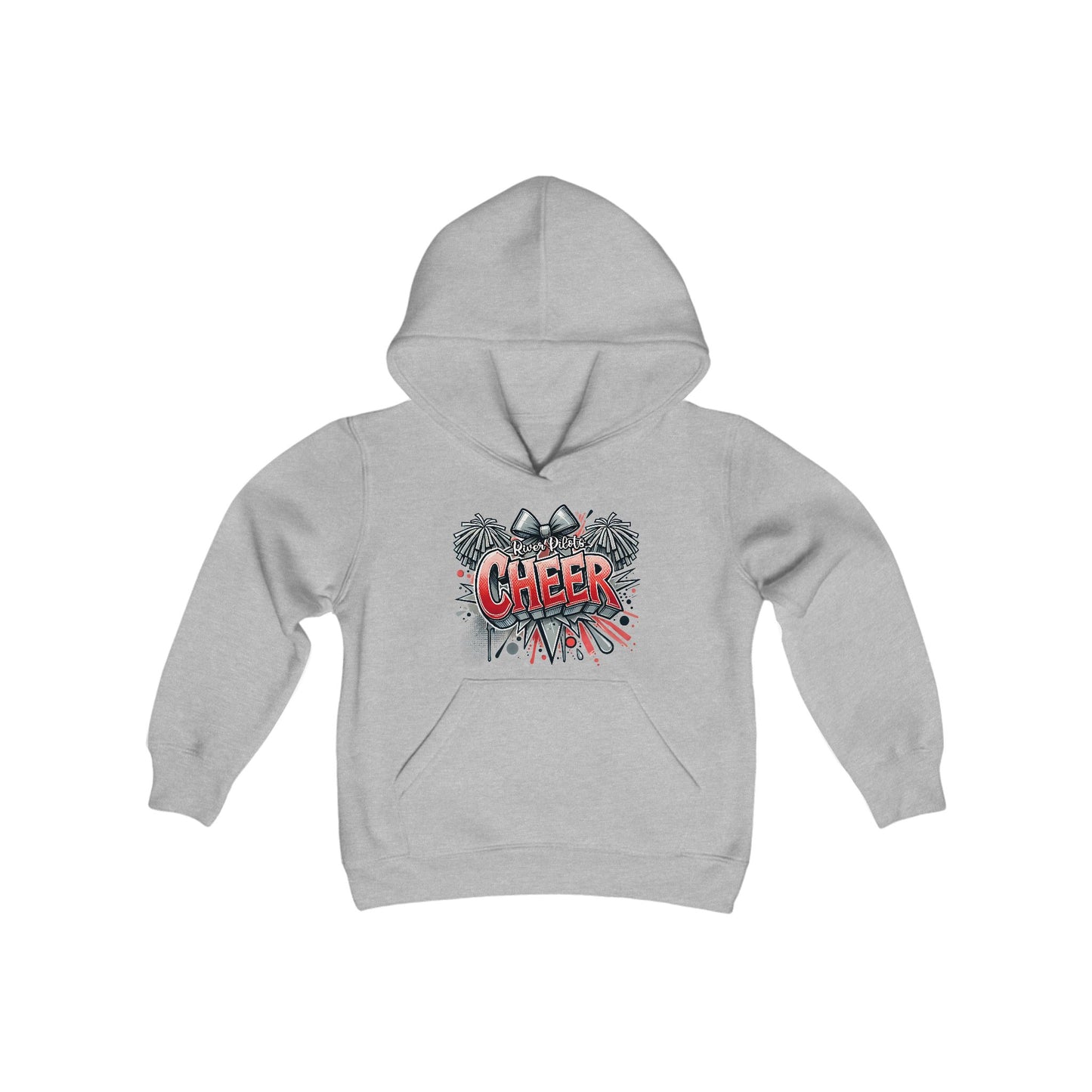 Gildan - Softstyle Youth Midweight Hooded Sweatshirt - River Cheer