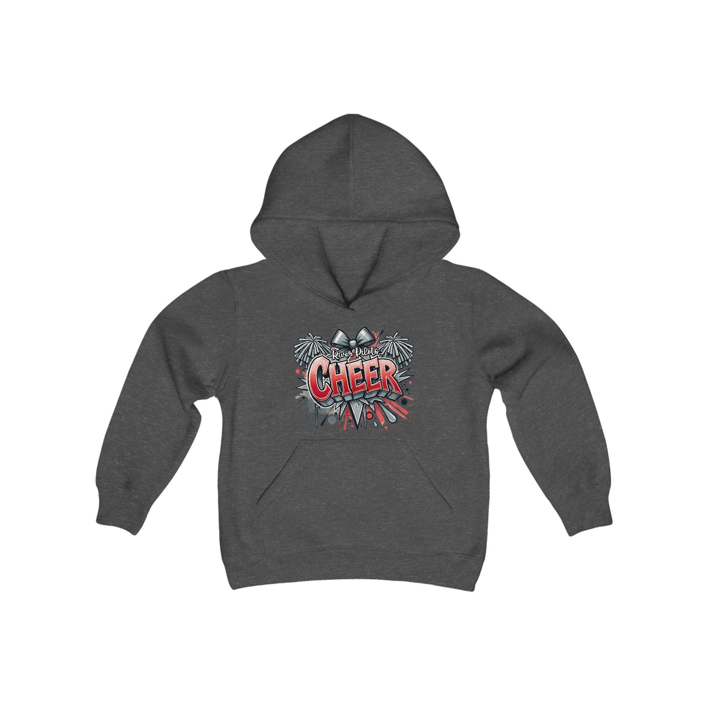 Gildan - Softstyle Youth Midweight Hooded Sweatshirt - River Cheer