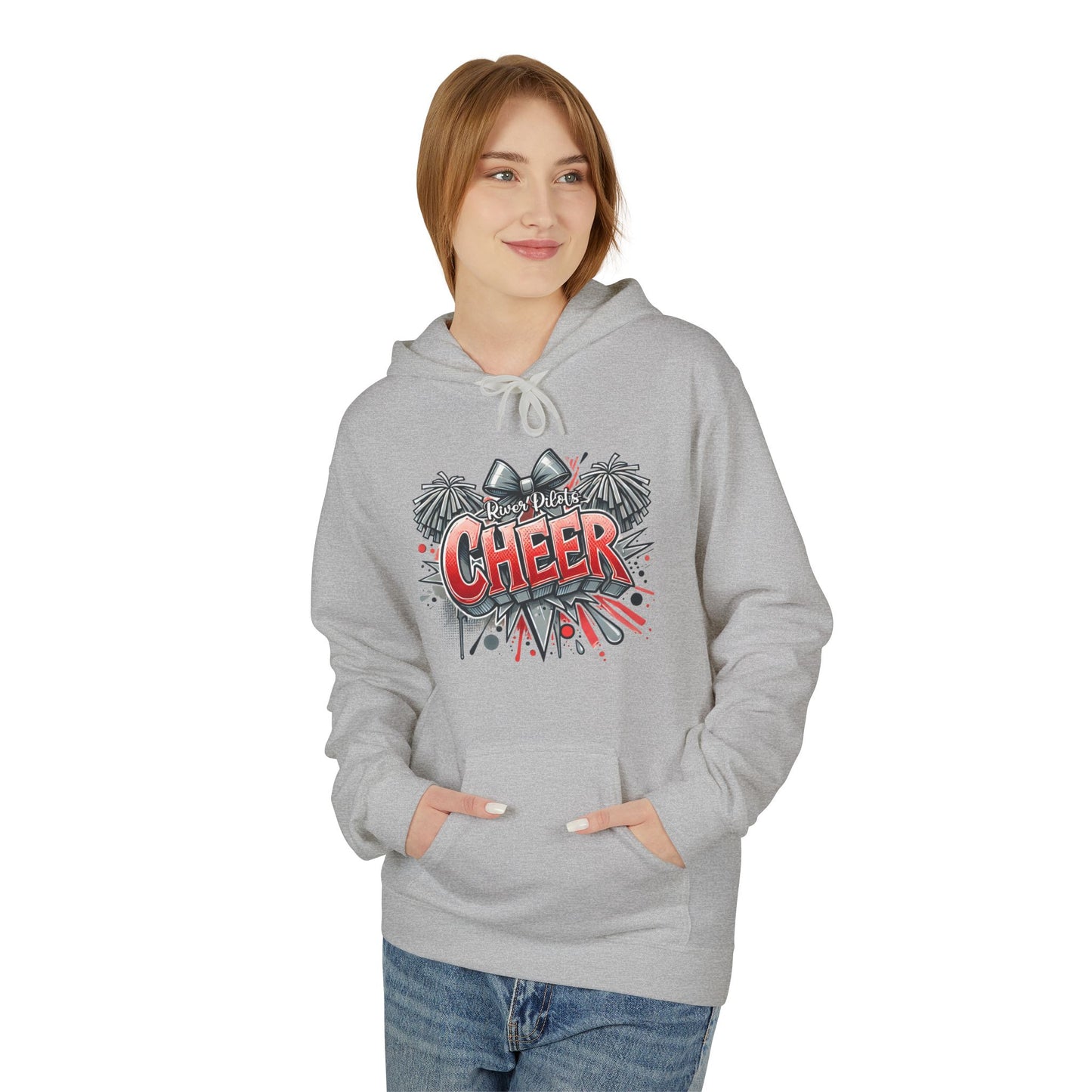 Unisex Midweight Softstyle Fleece Hoodie - River Cheer