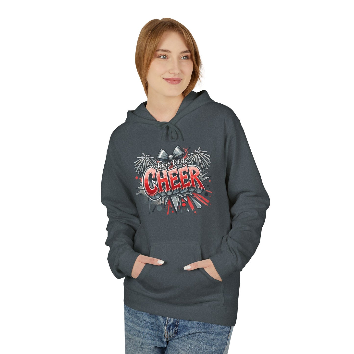 Unisex Midweight Softstyle Fleece Hoodie - River Cheer