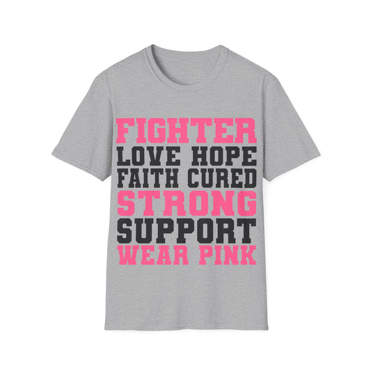 Unisex Softstyle T-Shirt - Fighter - Pink