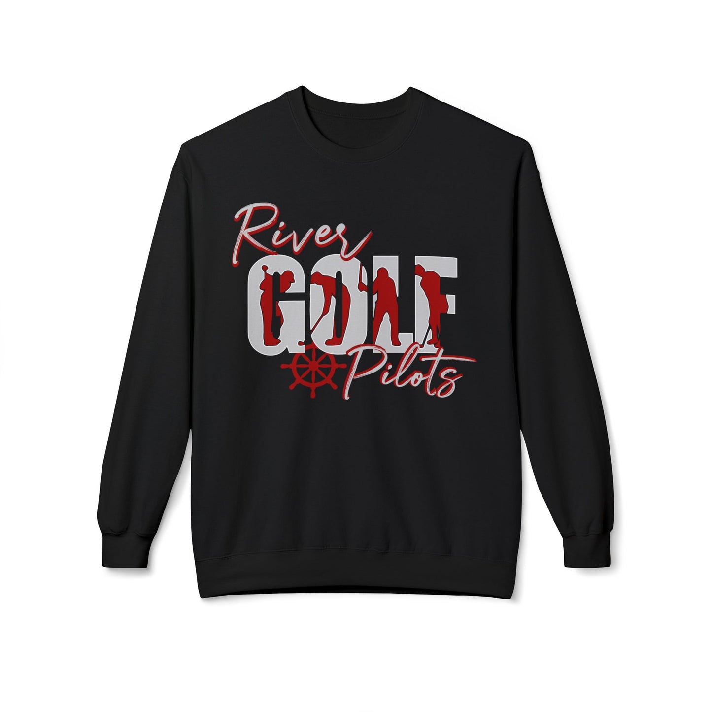 Unisex Midweight Softstyle Fleece Crewneck Sweatshirt - River Golf Guys