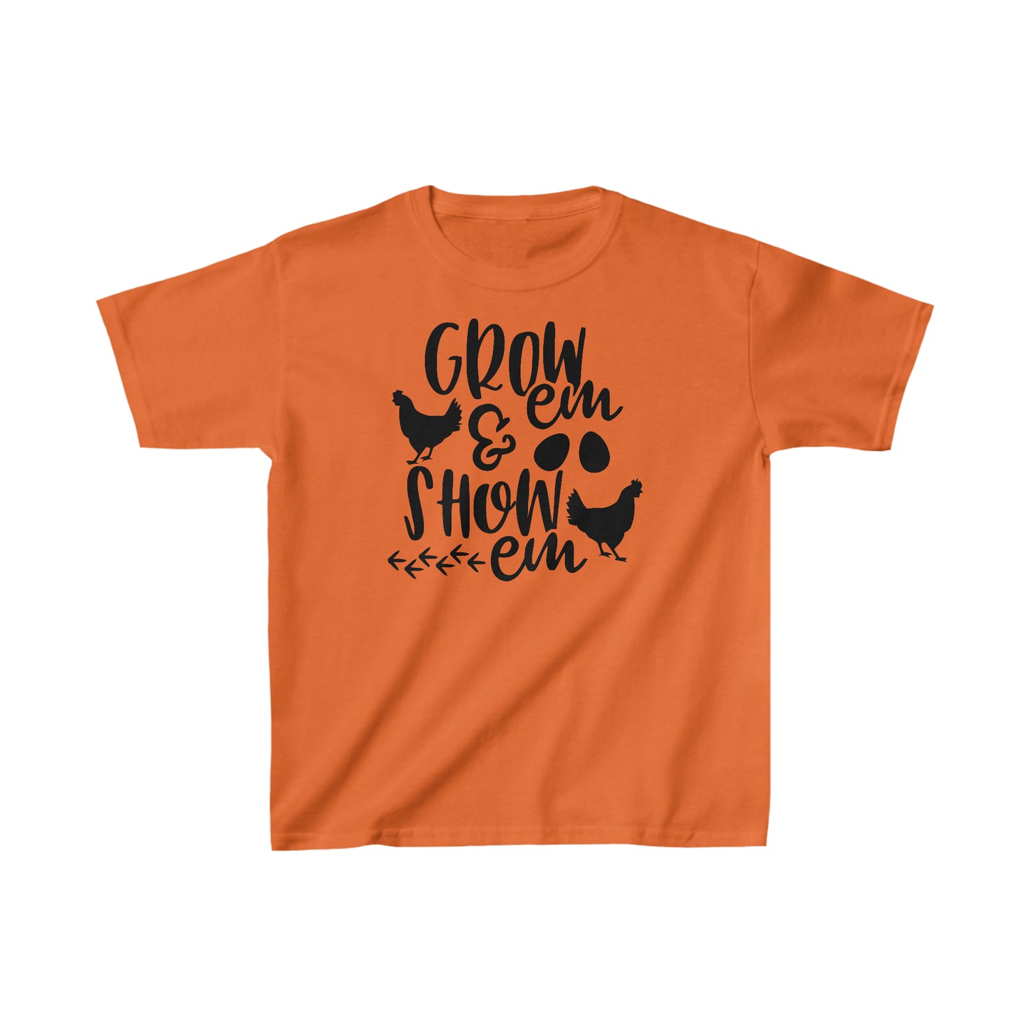 Youth Heavy Cotton™ Tee - Grow Show Chickens
