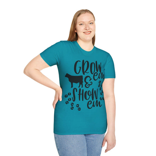 Unisex Softstyle T-Shirt - Grow Show Steer