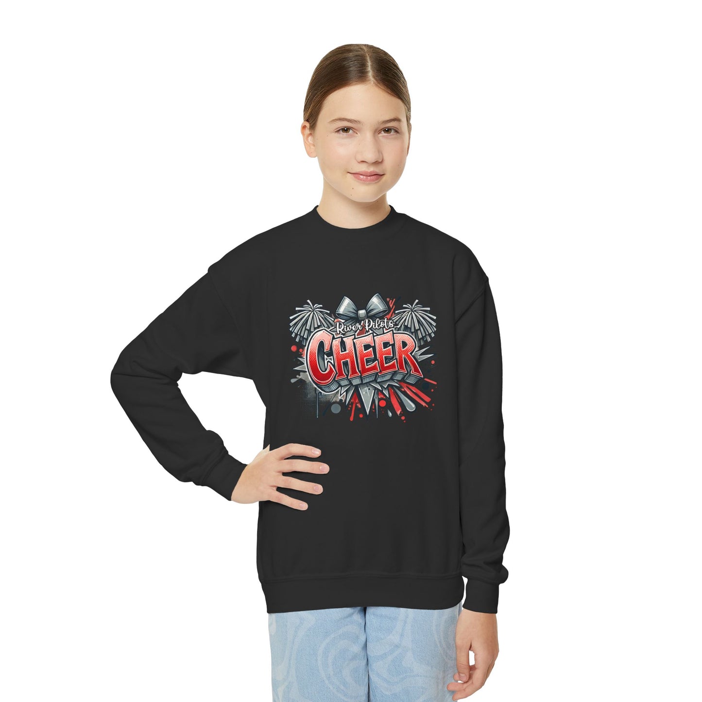 Youth Crewneck Sweatshirt - River Cheer