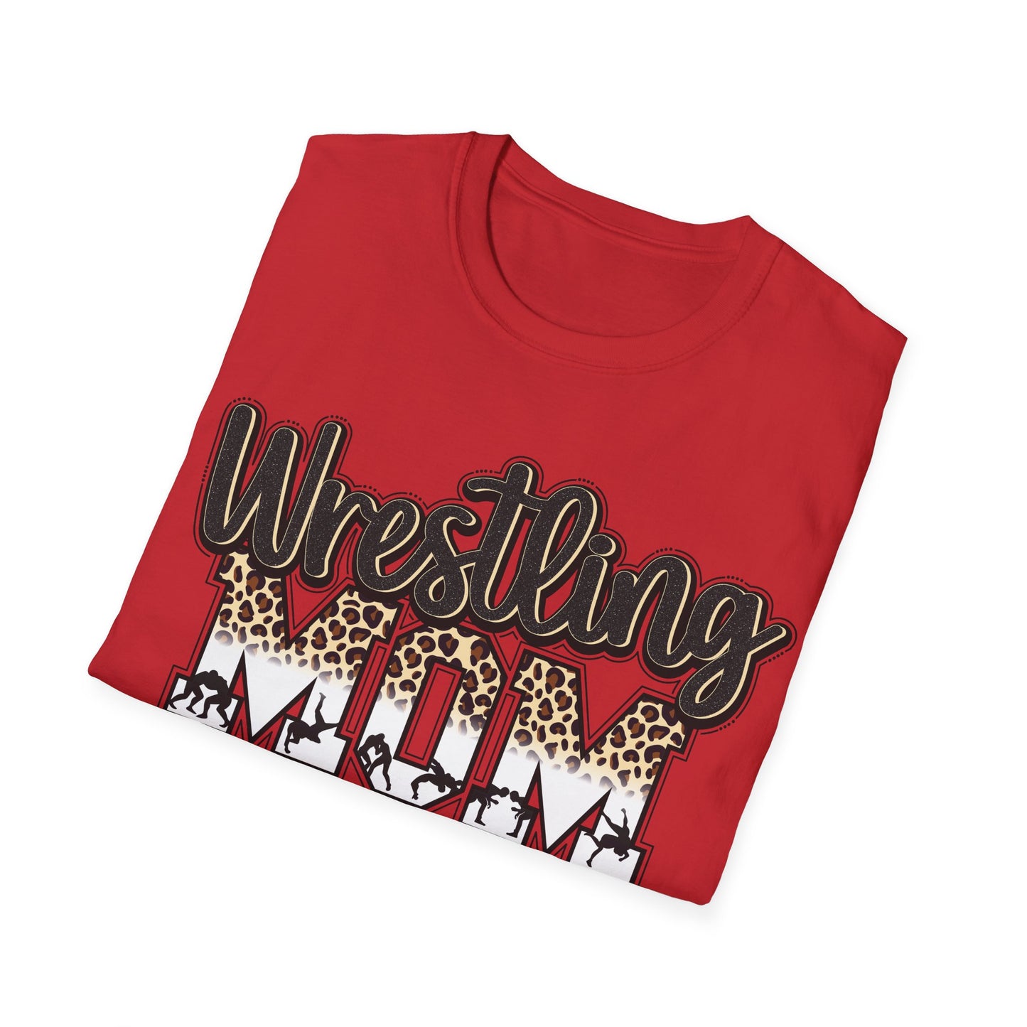 Unisex Softstyle T-Shirt - Wrestling Mom