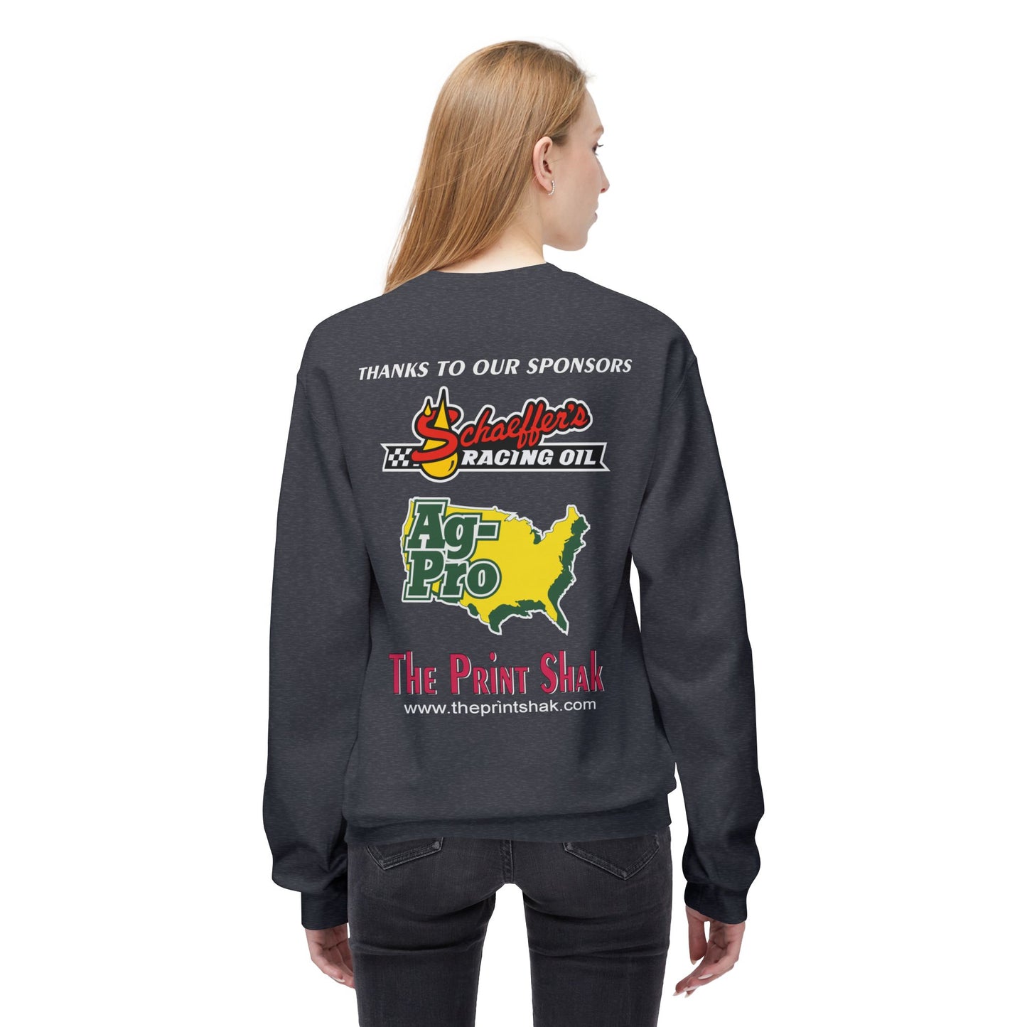 Unisex Midweight Softstyle Fleece Crewneck Sweatshirt - DADDY'S GIRL